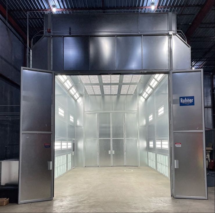 Rohner Paint booth open